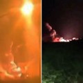 Eksplozije kod vojnog aerodroma na Krimu! Izbio veliki požar, zatvoren auto-put