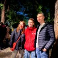 Studenti i građani dočekali Lazara Dinića u novosadskom kampusu