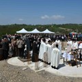 Osveštani temelji crkve Svetog Simeona u selu Osečina