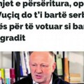 Đilas zvezda šiptarskih kurtijevih medija: Po istoj matrici, na istom zadatku, na istoj liniji