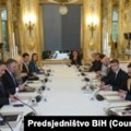 Članovi Predsjedništva BiH s Macronom u Parizu razgovarali o evropskom putu zemlje