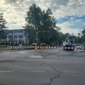 Obustava saobraćaja u Industrijskoj ulici u Novom Sadu