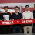 Zvezda misli na budućnost: Crveno-beli potpisali ugovore sa trojicom mladih igrača