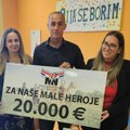 Humanitarac Marko uručio NURDOR-u ček na 20.000 evra