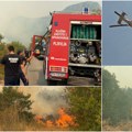 Šest dan besne požari crnom gorom Najteže u Piperima, kritično kod Danilovgrada gašenje otežava jak vetar