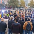 Protest "Nula za kulturu" ispred Narodnog pozorišta u Beogradu