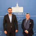 Mićin u Gradskoj kući sa ambasadorom Španije Aparisijem