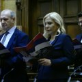 Petoro sudija Ustavnog suda Srbije u parlamentu položilo zakletvu