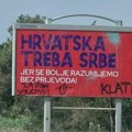 "Hrvatska treba Srbe Klati"! Ustaški grafiti: Jezive pretnje Srbima na predizbornim plakatima u Zadru (foto)