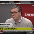 Vučić: Predložiću Vladi da razmotri ponovno uvođenje smrtne kazne za dela poput ubistva Danke