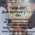 Veče igre, pesme i trube u srcu Dragačeva: Koncert KUD „Dragačevski Abrašević” sutra u Guči