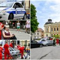 (Foto) „Frka“ na centralnom karlovačkom trgu! Upečatljive slike udesa i simulacije kao lekcije u Sremskim Karlovcima obeležen…