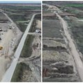 (Video) Odmiču radovi na autoputu "Vojvođansko p" (Beograd-Zrenjanin-Novi Sad) u fokusu ova deonica
