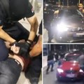 Filmska akcija policije u Nišu Munjevito hapšenje, osumnjičenog okružili i izvukli ga iz vozila (video)