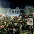 Protest Studentski edikt u Nišu završen još jednim odavanjem pošte nastradalima u Novom Sadu