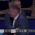 Trener FMP-a nasrnuo na sudije tokom meča protiv Partizana: Besneo zbog odluke, pa isteran iz hale