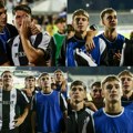 Crno-bela deca nisu mogla da sakriju emocije: Suze za bol, ali i ponos svakog navijača Partizana! Oni su svetla budućnost kluba…