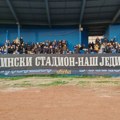 Karaburma obojena u plavo, pa u zlatno: Spektakl na povratku OFK Beograda na Omladinski stadion (video)