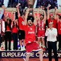 Olimpijakos šampion Evrolige; Milutinov slavio sa srpskom zastavom; Tajrik o Partizanu; "Vratićemo se"
