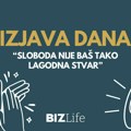 Izjava dana: „Sloboda nije baš tako lagodna stvar“