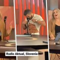 Saša Kovačević usred emisije podigao majicu, voditeljka se umalo srušila: "Telo mi gori!"