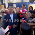 Predsednik Vučić na jugoistoku Srbije: U obilasku preduzeća "Ukras" u Velikom Popoviću kod Despotovca
