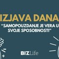 Izjava dana: „Samopouzdanje je vera u svoje sposobnosti“
