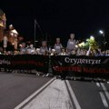 Завршен 22. протест „Србија против насиља“, Лазовић лого РТС офарбао у пинк