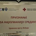 Црвени Крст Инђија још једном добитник награде „Најхуманија средина“