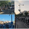 Отворен мост Дуга блокирано више раскрсница у новом саду Дошло до инцидента, полиција реаговала (фото, видео)