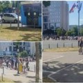 Blokirana raskrsnica kod NIS-a! Studenti najavili blokadu ostalih raskrsnica od 18 časova (video)