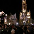 Studentski protest „Šta znači pobeda“ na Trgu slobode u Novom Sadu