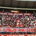 Delije koreografijom i piro-šouom pozvale navijače na proslavu titule, odmah je usledio odgovor Firmaša