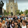 UŽIVO VIDEO Protest "Odbrana Jovine je odbrana Srbije": Građani na Trgu slobode