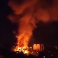Požar na Čukarici, zapalila se automehaničarska radnja