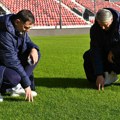 Radujko i Stojanović obišli stadion u Leskovcu, teren u znatno boljem stanju