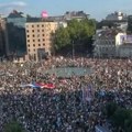 Ap: Studenti traže raspisivanje izbora na velikom skupu u Beogradu posle skoro osam meseci protestovanja
