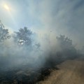 Požar između Stare Božurne i Podine, vatra zahvatila travu i nisko rastinje