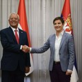 Brnabić i Dačić sa predsednikom Predstavničkog doma Egipta
