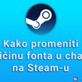 Kako promeniti veličinu fonta u chat-u na Steam-u