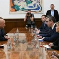 Vučić se sastao sa Zaracinom: Ključne teme neispunjenje dogovora o bezbednosti Srba na KiM i formiranju ZSO (foto)