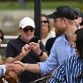 Hari i Megan u Sidneju sa preživelima napada na plaži Bondaj
