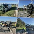 Uznemirujuće, od auta nije ostalo ništa, samo zgužvana hrpa metala: Smrskan skroz, teški prizori s mesta stravične nesreće kod…