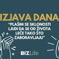 Izjava dana: „Plašim se sklonosti ljudi da se od života leče tako što zaboravljaju“