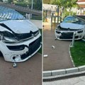 "Vozio 100 na sat, pijan kao letva!" Nove slike automobila koji je uleteo u dečje igralište u Beogradu