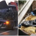 Troje mrtvih i troje povređenih u stravičnoj nesreći u Atini Sedišta iz vozila od udarca odletela 20 metara (video)