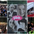 Koškanje ispred TV Pink: Građani se razišli, Željko Mitrović se sklonio iza zastave Srbije i „momaka u crnom“