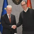 Vučić pre Davosa, imao sastanak sa evropskim zvaničnikom: Zahvalan na podršci EU Srbiji