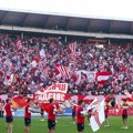Dodela trofeja Zvezdi na proslavi titule pre meča protiv Mladosti
