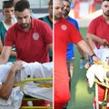 Muk na stadionu u Loznici: Teška povreda srpskog talenta Alekseja Vukičevića protiv Grčke